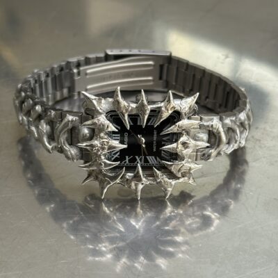 Silver Fang Square Watch