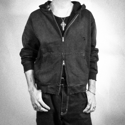 Destroyed Zip Hoodie